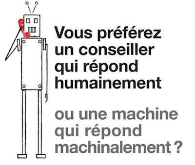 Une machine qui répond humainement ou un humain qui répond machinalement ?